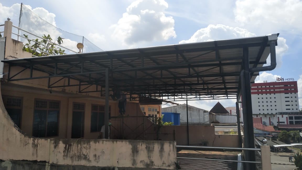 Kanopi Mega Mall - Dokumentasi Proyek